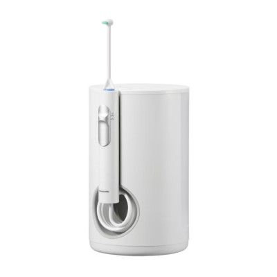 Іригатор Panasonic стаціонарний, чаша 600 мл, від мережі , 4 насадки, білий