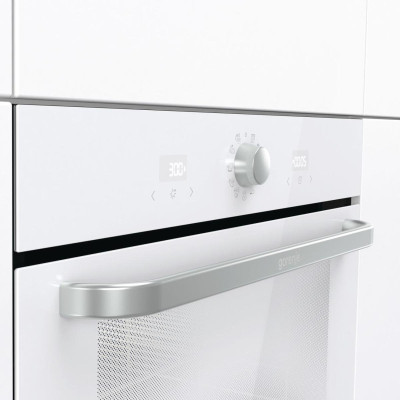 Духова шафа Gorenje електрична, 77л, A, пара, дисплей, макс.темпер.-300,  білий