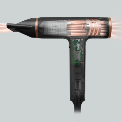 Фен Rowenta T-Shape Maestria Nano, 1700Вт, 3 режими, дифузор, іоніз-я, хол. обдув, чорний Фен Rowenta T-Shape Maestria Nano, 1700Вт, 3 режими, дифузор, іоніз-я, хол. обдув, чорний