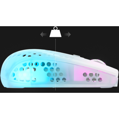 Миша Xtrfy MZ1, WL/USB-A, RGB, чорний
