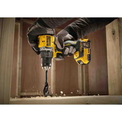 Шурупокрут-дриль акумуляторний DeWALT XR Li-Ion 18В акб 2х2А·год 74Нм 0-450·0-1650об/хв кейс TSTAK, ЗП 1.12кг