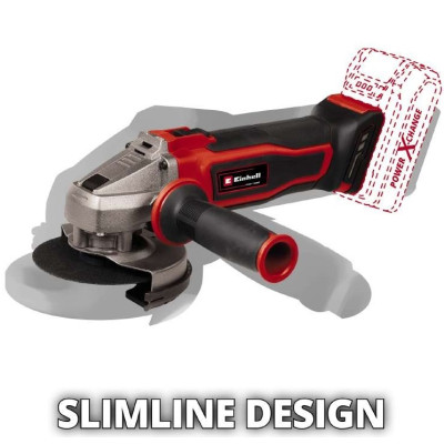 Einhell Шліфмашина кутова TE-AG 18/115 Q Li - Solo PXC акумуляторна, 1.7 кг (без АКБ та ЗП)
