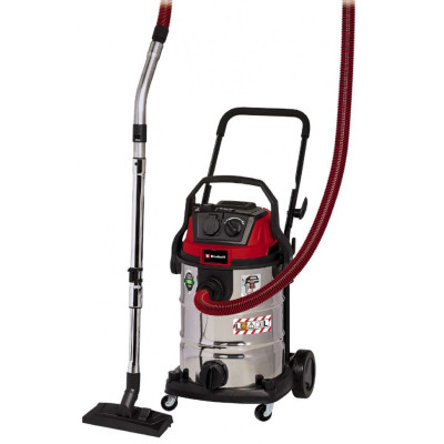 Пылесос профессиональный Einhell TE-VC 2230 SACL, 1400Вт, 220мБар, контейнер 30л, розетка, класс L, 9.15кг (2342465)