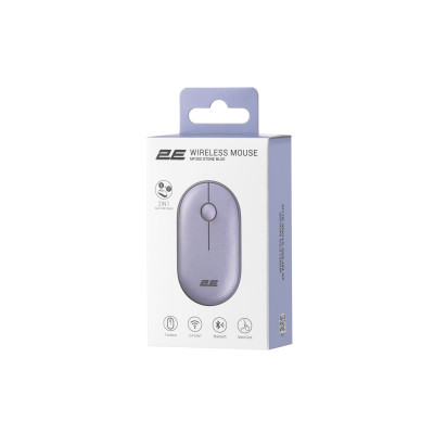 2E Миша MF300 Silent WL BT Stone blue