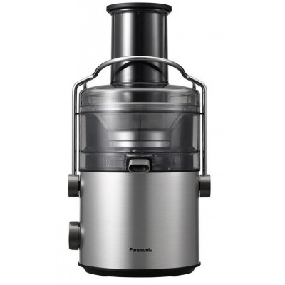 Соковитискач Panasonic відцентрований 1000Вт, чаша-1.5л, жмих-2л, жолоб на ціле яблуко, пластик/метал, чорний Соковитискач Panasonic відцентрований 1000Вт, чаша-1.5л, жмих-2л, жолоб на ціле яблуко, пластик/метал, чорний