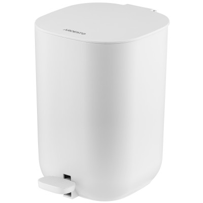 Відро для сміття ARDESTO Vigor з педаллю, 3л, поліпропілен, білий