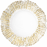 Тарілка ARDESTO Salvia 27см, скло, прозорий