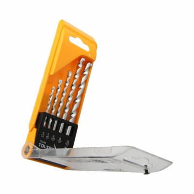 Набір свердел по цеглі Tolsen, 4-10мм, кейс, 5шт