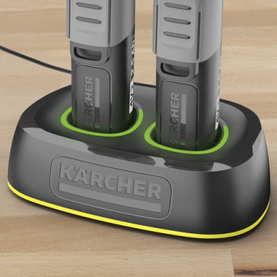 Быстрозарядное устройство Karcher Battery Power Duo 4 В (2.443-060.0) Быстрозарядное устройство Karcher Battery Power Duo 4 В (2.443-060.0)