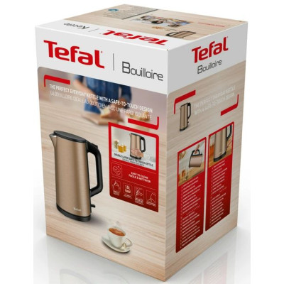 Tefal Електрочайник Double Layer SS 1.5л, з подвійними стінками, мідний