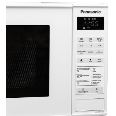 Мікрохвильова піч Panasonic , 20л, електр.керув., 800Вт, гриль, дисплей, білий