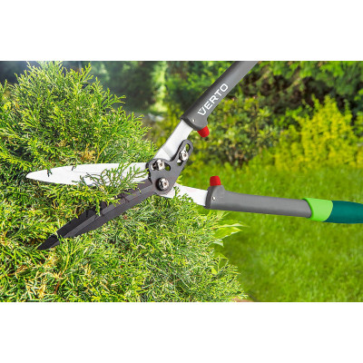 Ножницы для живой изгороди Verto, прямое лезвие 210мм, 69см, 1.05кг (15G313)