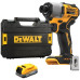 Шуруповерт ударный аккумуляторный DeWalt XR Li-Ion PowerStack 18В 1х1.7А·ч 192Нм 3200об/мин 4200уд/мин кейс 0.88кг без ЗП