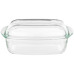 Форма для запікання з кришкою ARDESTO Black Mars, 32.5х19.6х13.4см, боросилікатне скло, прямокутна, прозорий