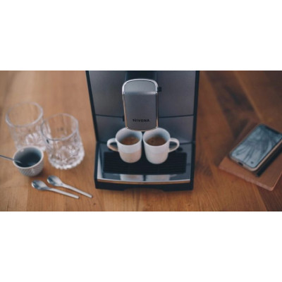 Кофемашина Nivona  CafeRomatica, 2,2л, зерно+молотый, автомат.капуч, авторецептов -5, серебристый