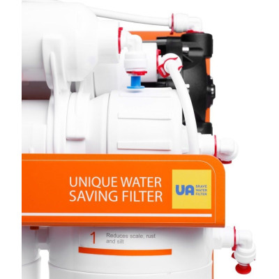 Фільтр зворотного осмосу Ecosoft Absolute з мінералізатором та помпою на станині, мембрана 75gpd DuPont, дренаж 1:1 Фільтр зворотного осмосу Ecosoft Absolute з мінералізатором та помпою на станині, мембрана 75gpd DuPont, дренаж 1:1