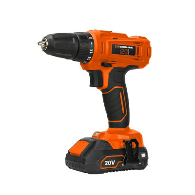 Шурупокрут-дриль акумуляторний Tekhmann TCD-30/i20 KIT 20В 30Нм 1x2.0А·год 0-400·1500об/хв 1.7кг