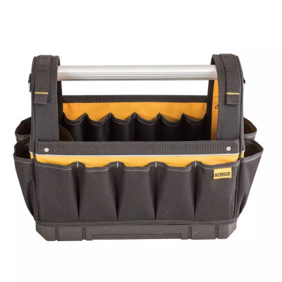 Сумка для інструменту DeWalt відкрита, жорстка конструкція, поліестер 1200D, 450x350x250мм