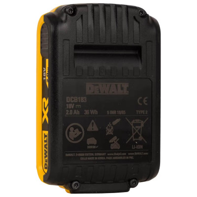 Акумулятор DeWalt 18В Li-lon 2А·год 0.4кг
