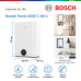 Bosch Водонагрівач електр. плаский слім Tronic 4500, 80л, 1.5кВт, ун. монтаж, електр. кер-ння, B, білий