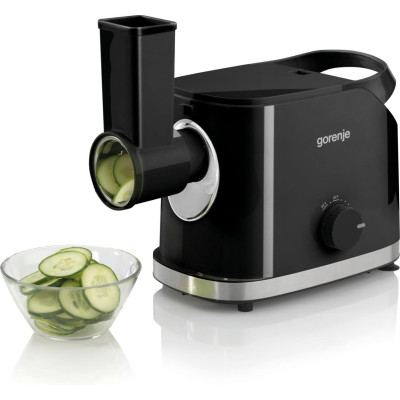 М'ясорубка Gorenje, 1800Вт, 2.1кг/хв, 2 решітки, насадка для ковбас, пластик/метал, чорний