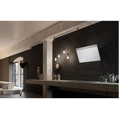 Faber Витяжка похила, 80см, 1169м3г, Daisy + Wh A80, білий