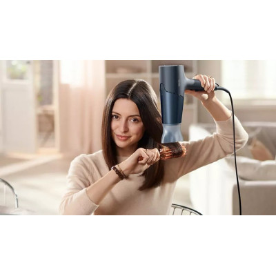 Фен Philips 5000 Series, 2300Вт, 3 режими, дифузор, іоніз-я, хол. обдув, темно-синій Фен Philips 5000 Series, 2300Вт, 3 режими, дифузор, іоніз-я, хол. обдув, темно-синій