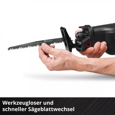 Пила шабельна акумуляторна Einhell Professional TP-AP 18/32 Li BL - Solo 18В 0-3000об/хв пропил 300мм хід 20мм 3.42кг без АКБ та ЗП