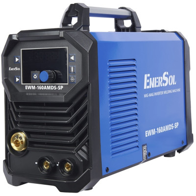Зварювальний напівавтомат інверторний EnerSol EWM-160AMDS-SP (дріт до 1мм + електрод до 5мм) 20-160А 7.2кВт 160-260В 11.2кг Зварювальний напівавтомат інверторний EnerSol EWM-160AMDS-SP (дріт до 1мм + електрод до 5мм) 20-160А 7.2кВт 160-260В 11.2кг
