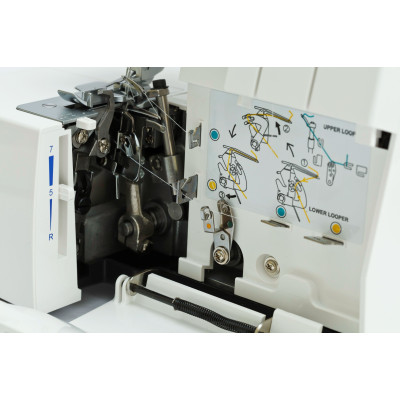 Оверлок MINERVA M840DS, 105Вт, 8 оп., (4, 3-х ниткові шви), білий Оверлок MINERVA M840DS, 105Вт, 8 оп., (4, 3-х ниткові шви), білий