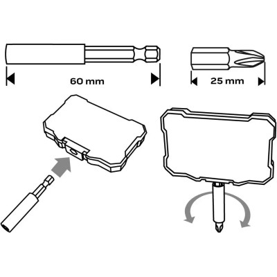 Біти Neo Tools, 1/4