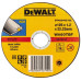 Диск відрізний DeWalt INOX FASTCUT по металу 125х1х22.23мм