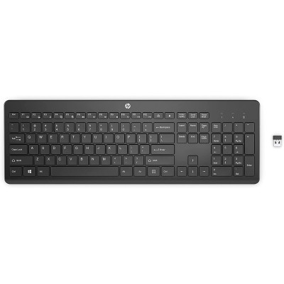 Клавіатура мембранна HP 230, 106key, WL, EN/UK, чорний