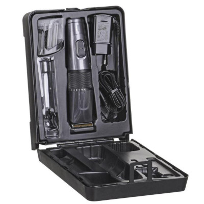 Машинка для стриження Babyliss, мережа+акум., вібраційний мотор, насадок-1, кейс, титан.напил., сірий Машинка для стриження Babyliss, мережа+акум., вібраційний мотор, насадок-1, кейс, титан.напил., сірий