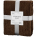 Плед ARDESTO Jacquard Braid 160х200см, 100% поліестер, коричневий