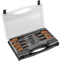 Викрутки Neo Tools набір 27шт, 20 біт, SL,PH,Torx,H, сталь CrV, кейс Викрутки Neo Tools набір 27шт, 20 біт, SL,PH,Torx,H, сталь CrV, кейс