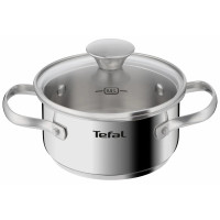 Каструля Tefal Minis, з кришкою,1л, нержавіюча сталь, скло
