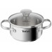 Каструля Tefal Minis, з кришкою,1л, нержавіюча сталь, скло