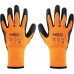 Neo Tools Рукавички робочі, латексне покриття, поліестер, р.10, помаранчево чорні