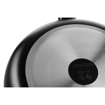 ARDESTO Сковорода Gemini Gourmet Portofino 24 см, черный, алюминий AR1924CGP ARDESTO Сковорода Gemini Gourmet Portofino 24 см, черный, алюминий AR1924CGP