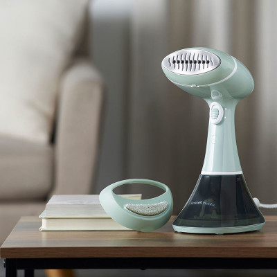 Відпарювач Russell Hobbs компактний Steam Genie Essential, 1600Вт, 220мл, паровий удар -22гр, постійна пара - 9гр, нерж. сталь, бірюзовий Відпарювач Russell Hobbs компактний Steam Genie Essential, 1600Вт, 220мл, паровий удар -22гр, постійна пара - 9гр, нерж. сталь, бірюзовий