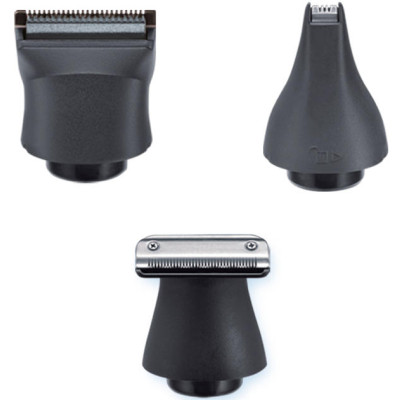 Набір для стрижки Remington Graphite, для голови, вусів, бороди,носа і тіла, акум., насадок-6, чорний