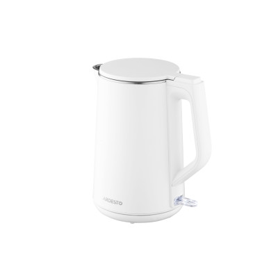 ARDESTO Електрочайник EKL-X50/1.5 л/2200 Вт/подвійні стінки/Strix контроль/білий