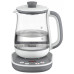 Електрочайник Tefal Tastea tea maker 1.5л, скло, заварник, біло-сірий Електрочайник Tefal Tastea tea maker 1.5л, скло, заварник, біло-сірий