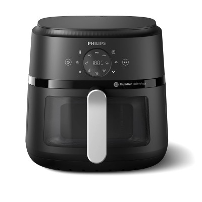 Philips Мультипіч Ovi Series 2000 1700Вт, чаша-6.2л, сенсорне управл., 13 авто. программ, пластик, чорний