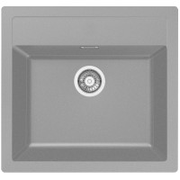Мийка кухонна Franke Sirius тектонайт, прямокут., без крила, 560х530х200мм, чаша - 1, врізна, сірий граніт