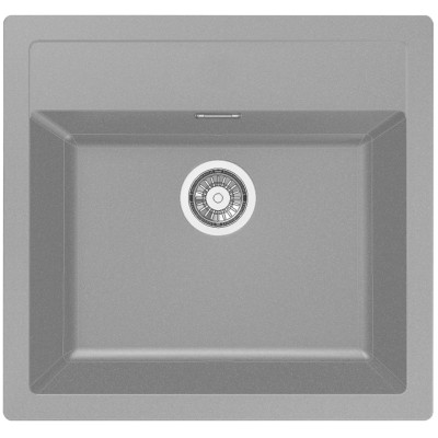 Мийка кухонна Franke Sirius тектонайт, прямокут., без крила, 560х530х200мм, чаша - 1, врізна, сірий граніт Мийка кухонна Franke Sirius тектонайт, прямокут., без крила, 560х530х200мм, чаша - 1, врізна, сірий граніт
