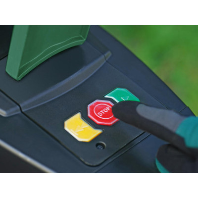 Подрібнювач садовий Bosch AXT22D 2200Вт 40об/хв 38мм 53л 31.3кг ріжуча система Turbine-Cut низькошумний