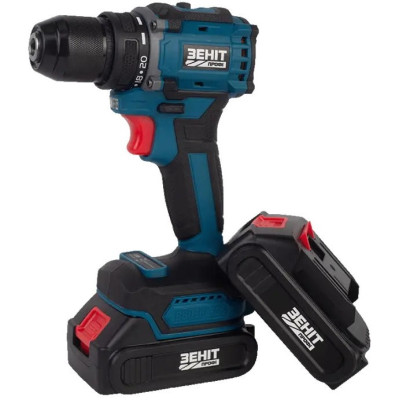 Шурупокрут-дриль акумуляторний Зеніт Профі ЗША-20/2 Li BL 20В 2х1.5А·год 50Нм 350·1400об/хв 1.2кг кейс Шурупокрут-дриль акумуляторний Зеніт Профі ЗША-20/2 Li BL 20В 2х1.5А·год 50Нм 350·1400об/хв 1.2кг кейс