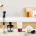 Блендер Tefal заглибний Quickchef+ 1000Вт, 3в1, чаша-800мл, чопер-500мл, турборежим, сріблясто-чорний HB673830